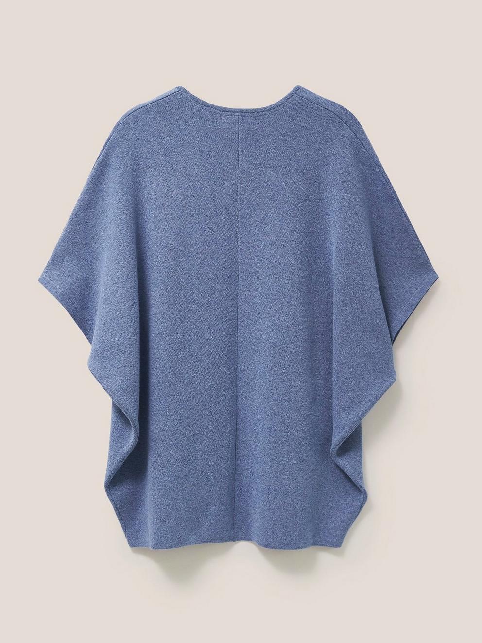 Cocoon Cardi in DUS BLUE - FLAT BACK