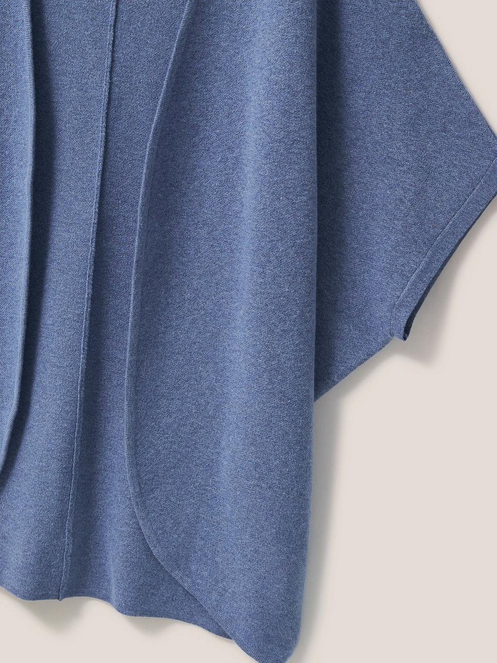 Cocoon Cardi in DUS BLUE - FLAT DETAIL