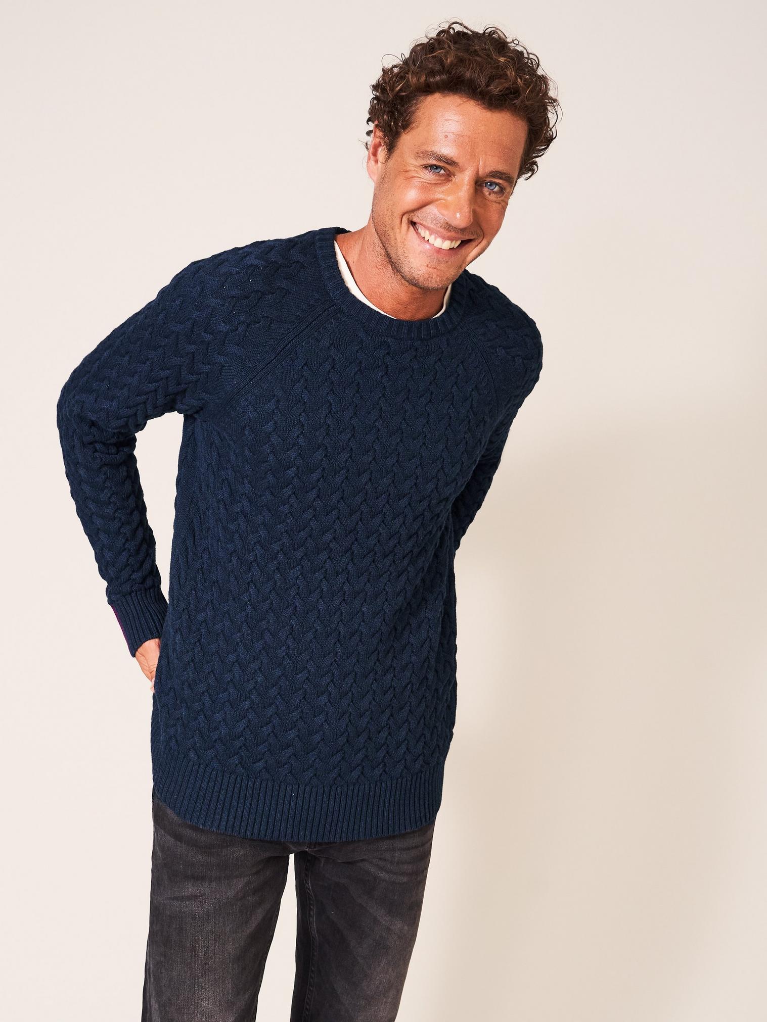 White stuff cheap navy jumper