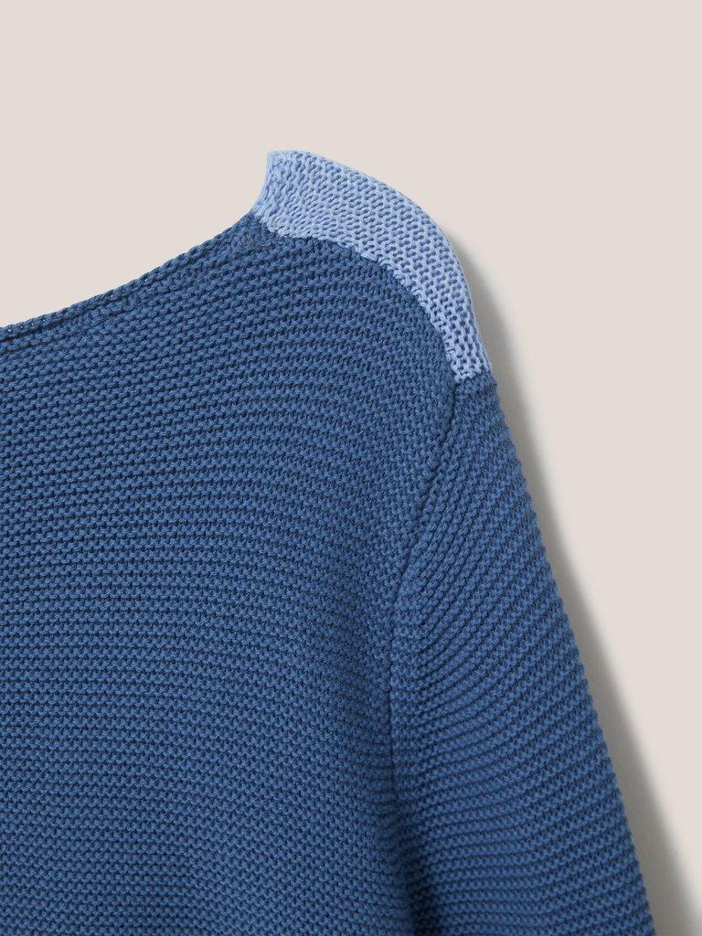 Set Sail Jumper in BLUE MLT - FLAT DETAIL