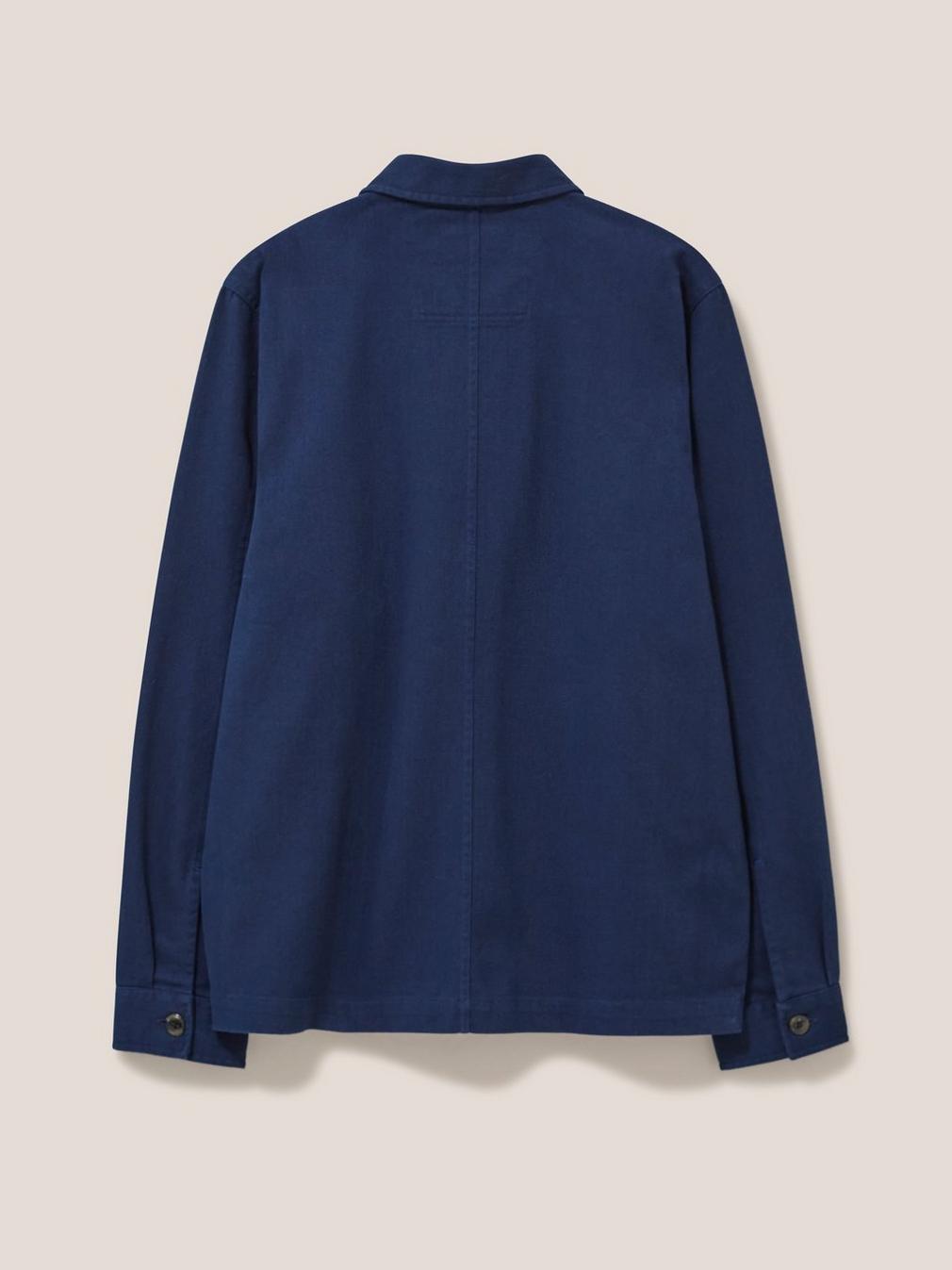 Fabien Chore Jacket in FRENCH NAVY - FLAT BACK