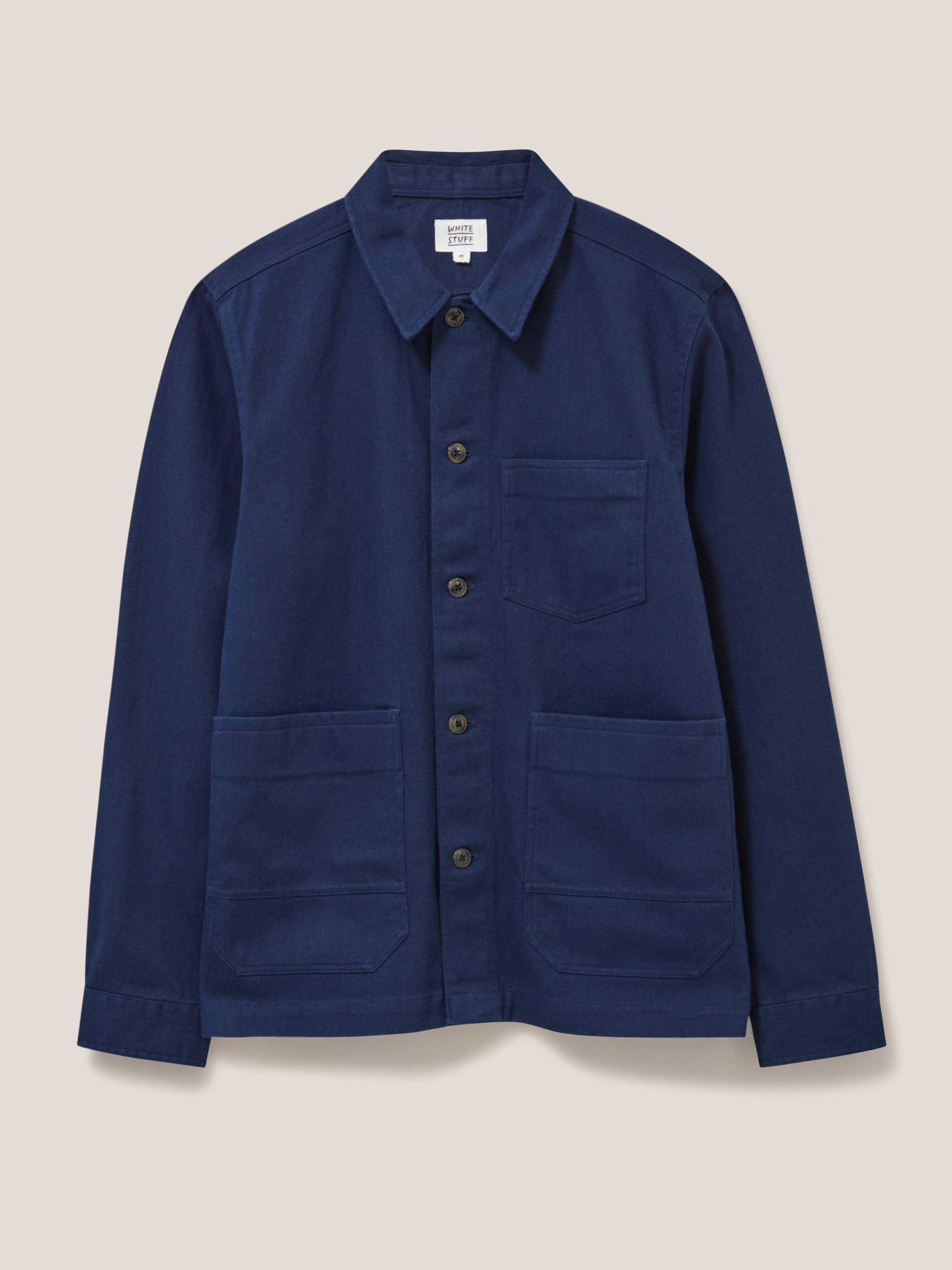 Fabien Chore Jacket in FRENCH NAVY - FLAT FRONT
