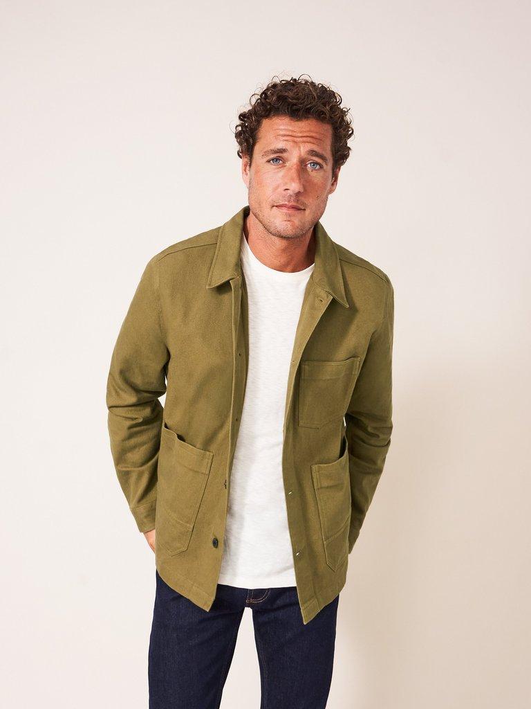 Fabien Chore Jacket in MID GREEN - LIFESTYLE