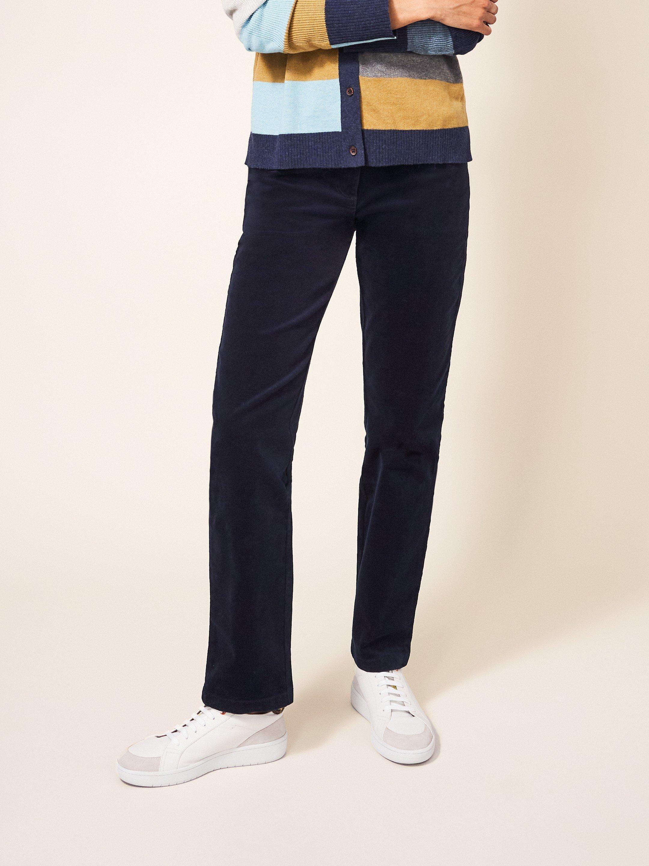 Straight leg shop cord trousers