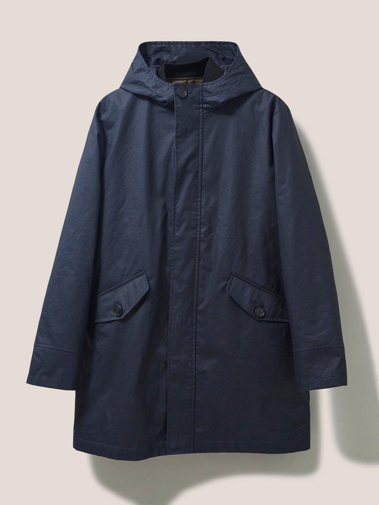 2 in 1 Lindon Fishtail Parka in DARK NAVY - FLAT FRONT