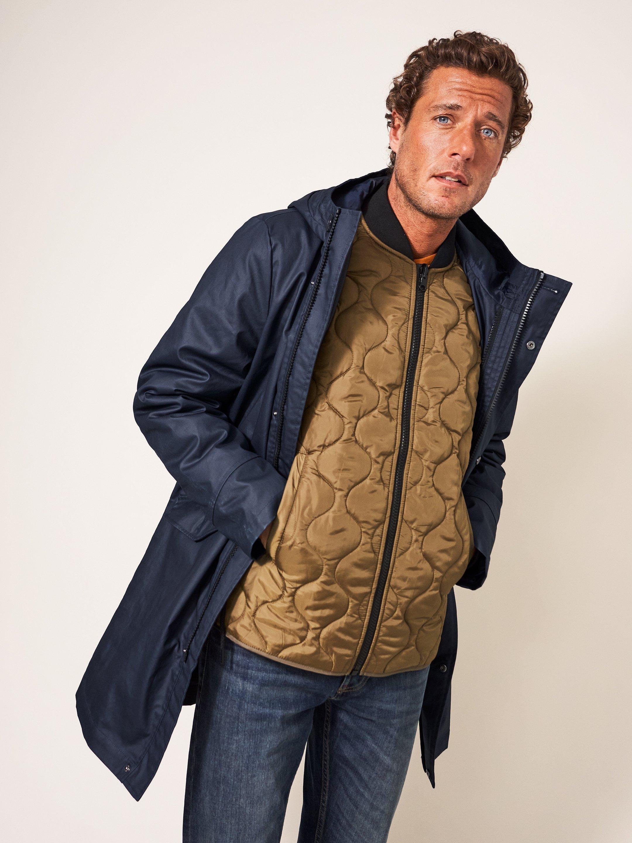 2 in 1 Lindon Fishtail Parka in DARK NAVY - LIFESTYLE