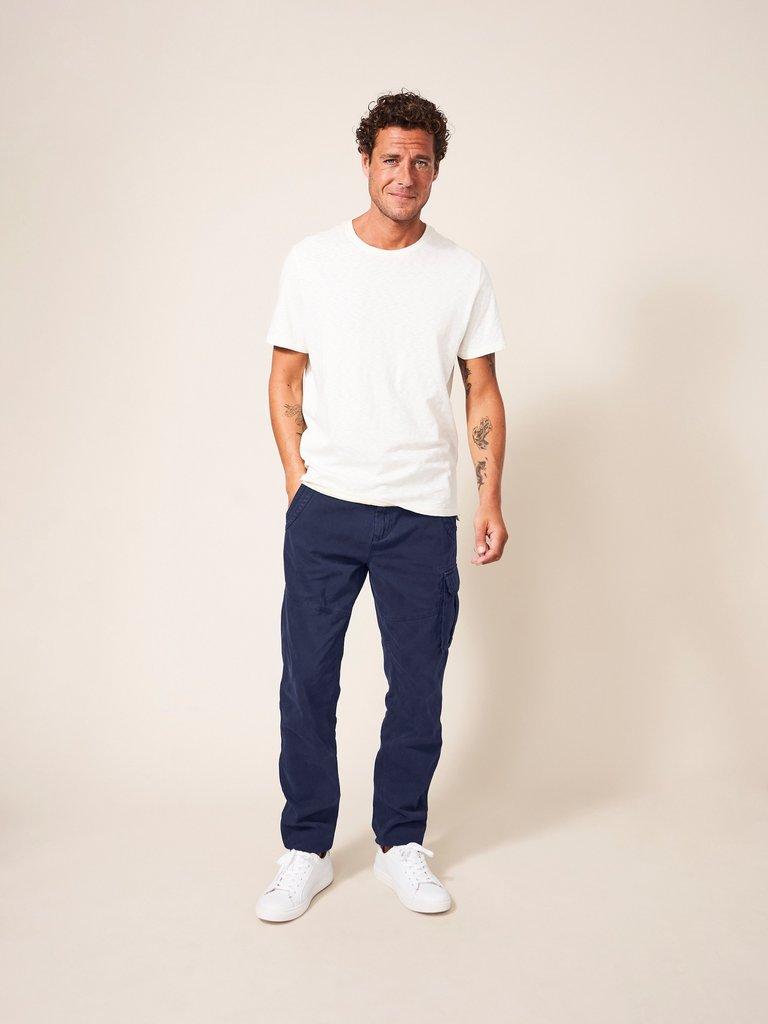 Kegworth Organic Cargo Trouser in DARK NAVY - LIFESTYLE