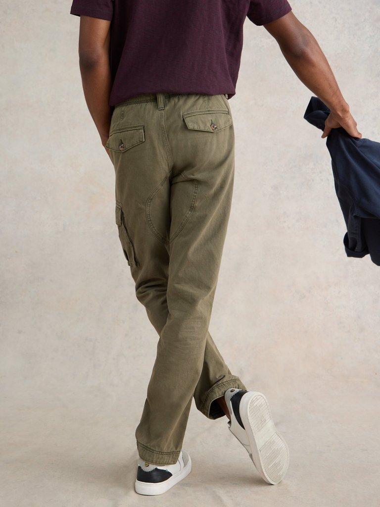 Buy Superdry Green Organic Cotton Baggy Cargo Trousers from Next