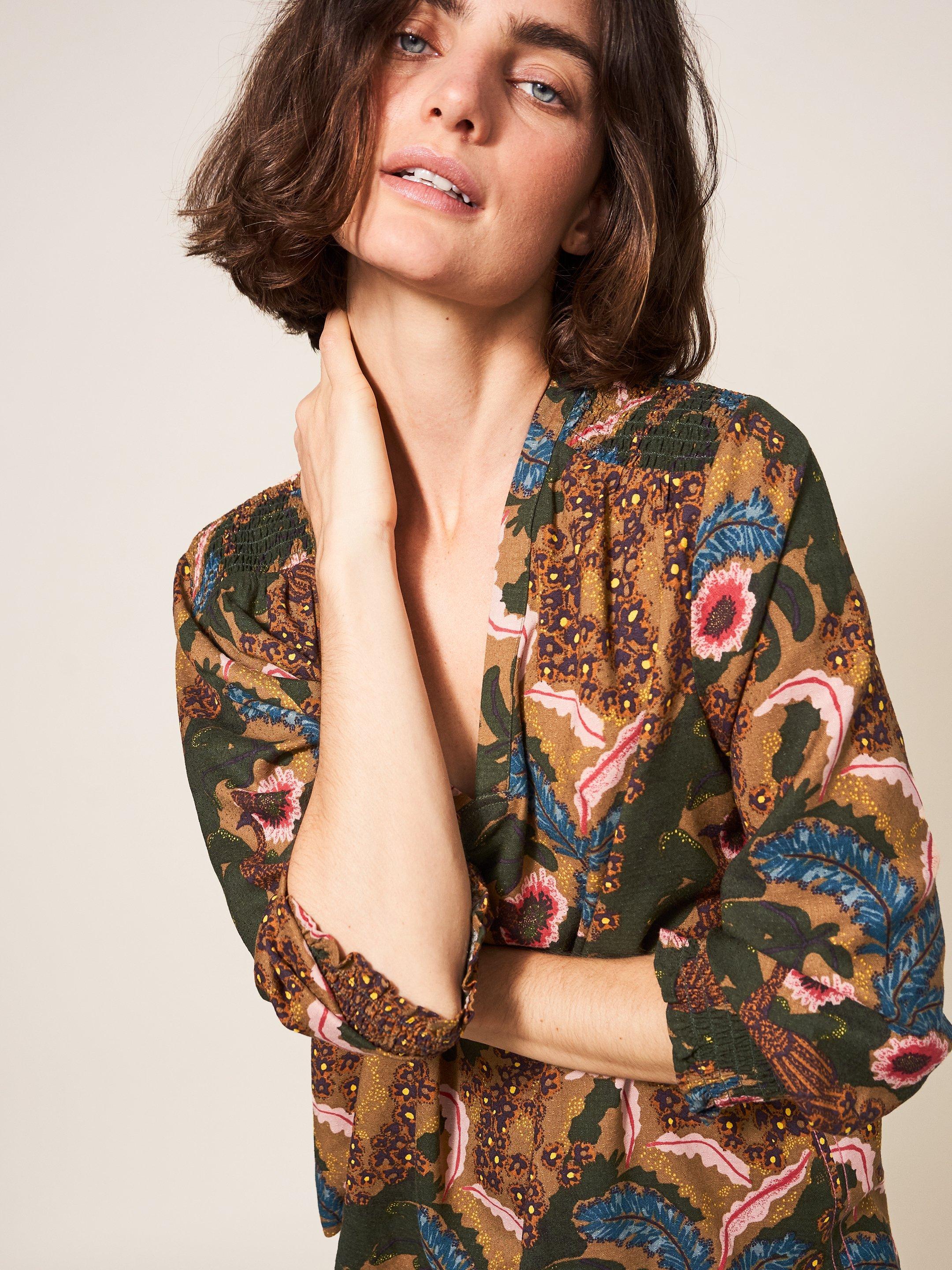Elisa Top in TEAL MLT - LIFESTYLE