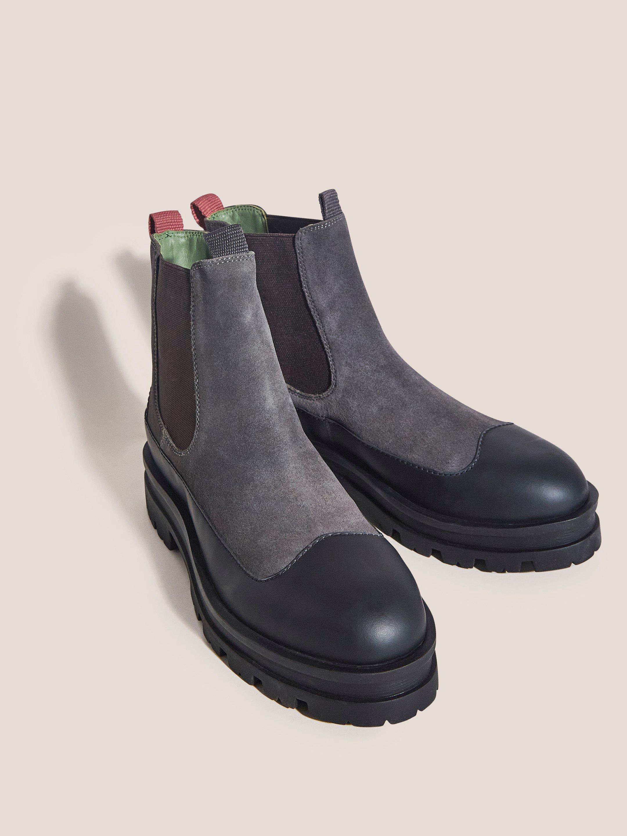 Puddle Chelsea Boot in GREY MLT - FLAT FRONT