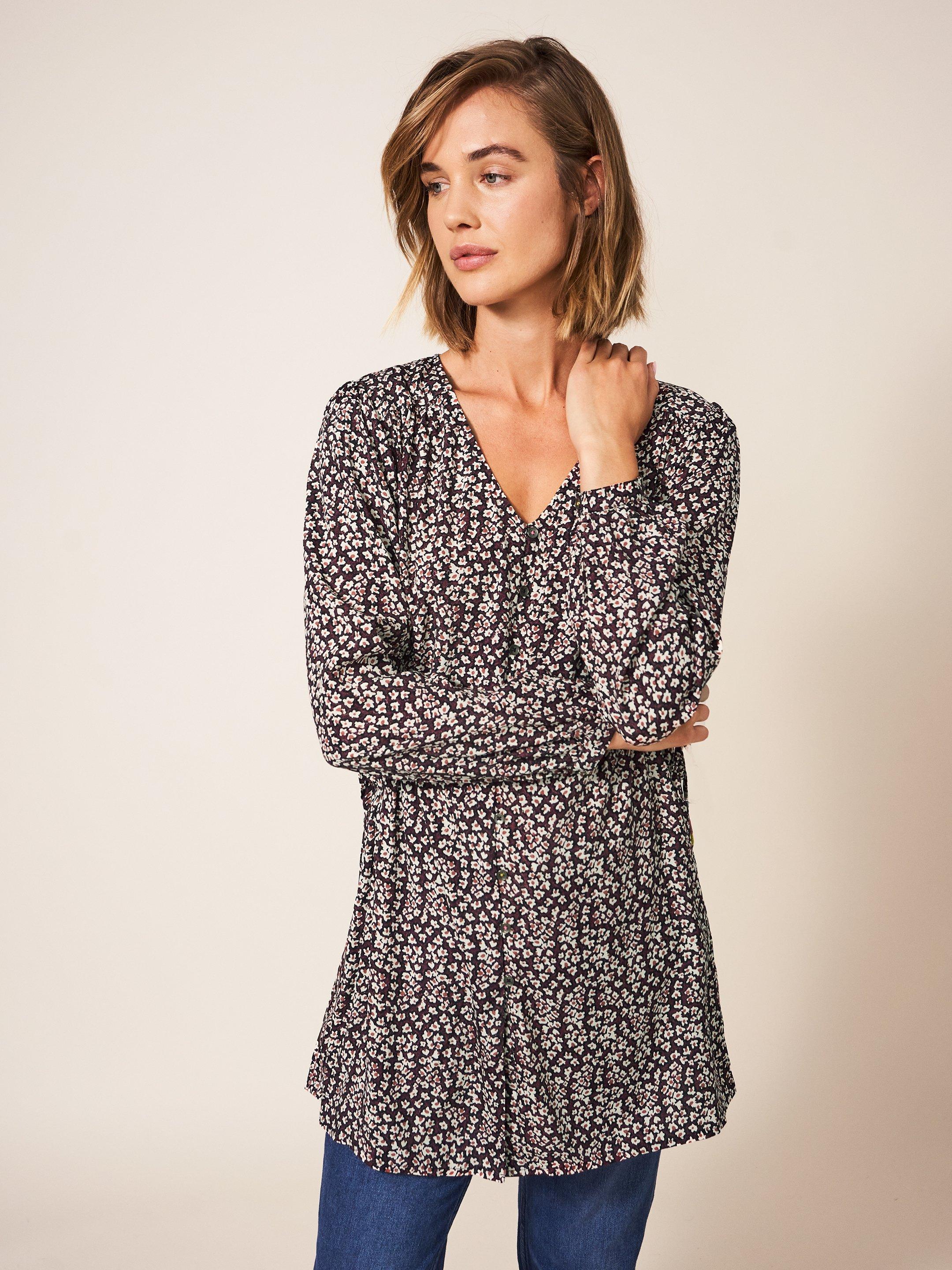 Avril Tunic in PURPLE MLT - LIFESTYLE
