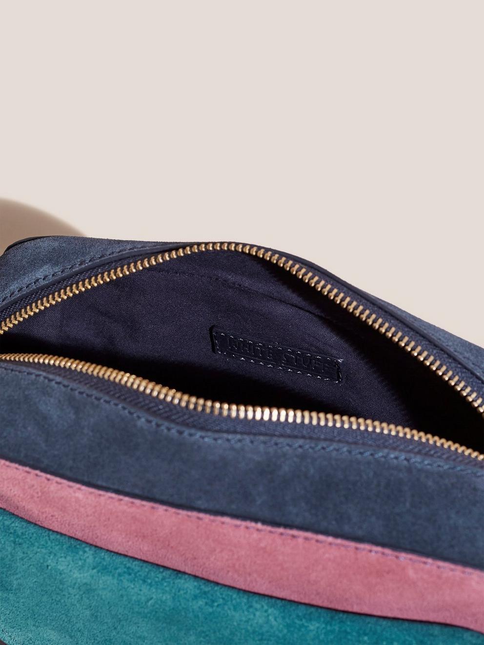 Lola Camera Bag in TEAL MLT - FLAT DETAIL