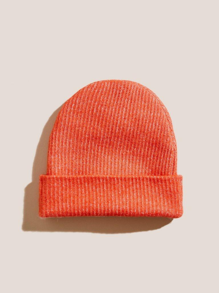 Reversible Colourblock Beanie in PINK MLT - FLAT FRONT