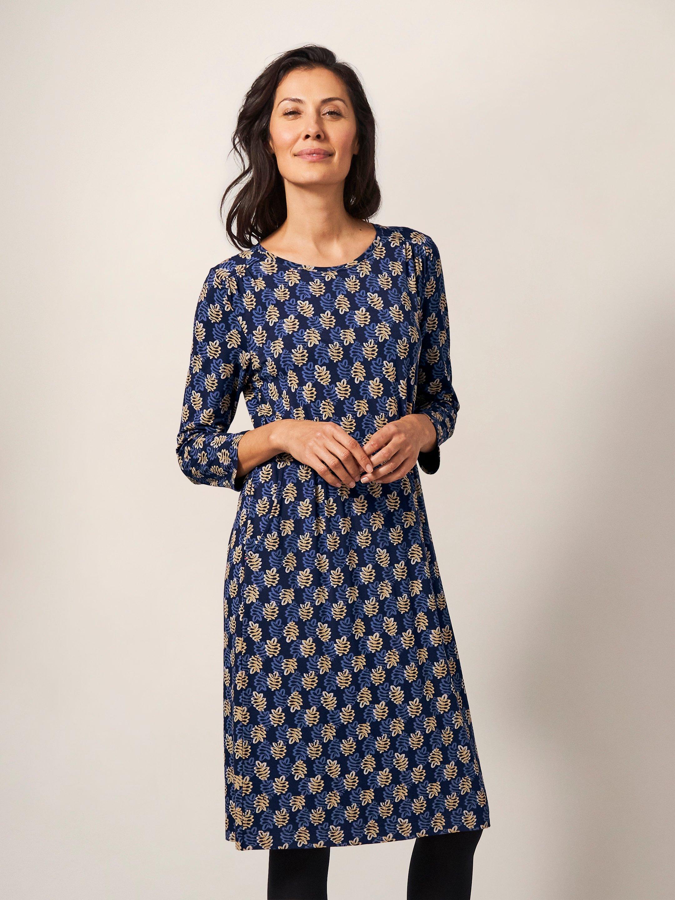 White stuff 2024 navy dress