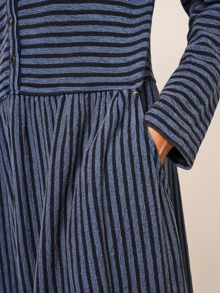 Striped jersey dress clearance uk