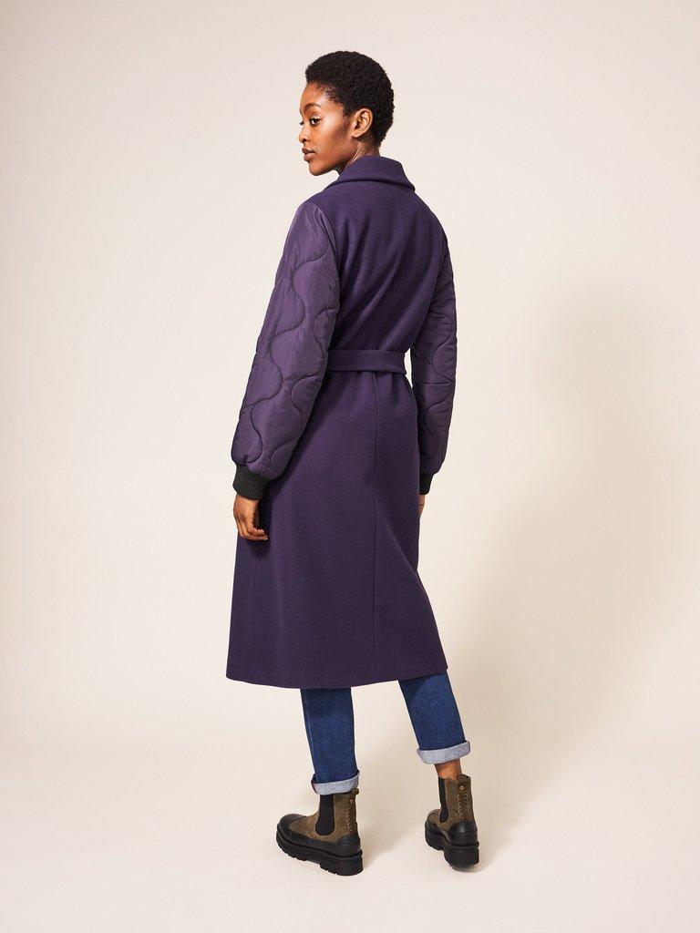 Next purple outlet belted coat