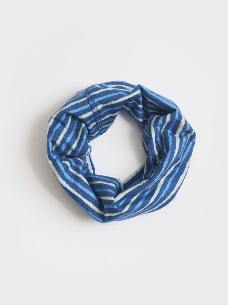 Versatile Casual Jersey Roll in BLUE MLT - FLAT FRONT