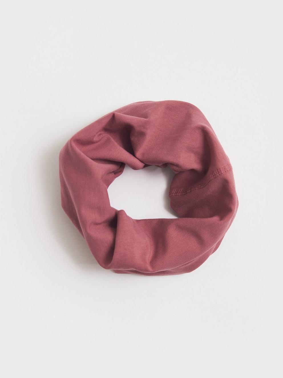 Versatile Casual Jersey Roll in MID PINK - FLAT FRONT