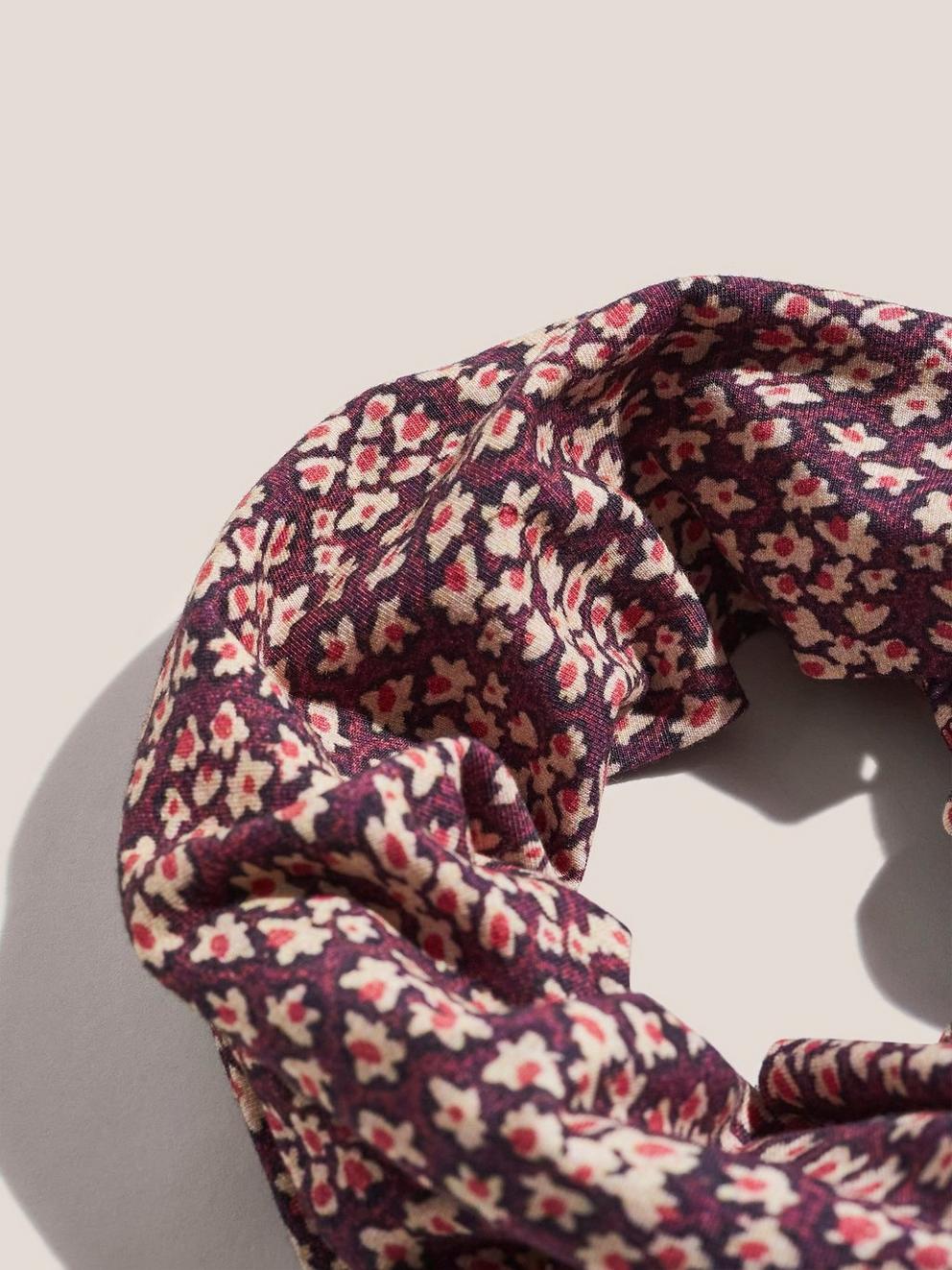 Versatile Casual Jersey Roll in PURPLE PR - FLAT DETAIL