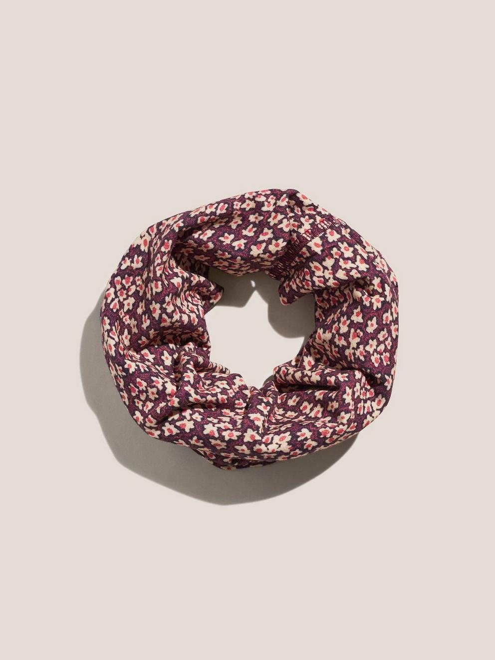 Versatile Casual Jersey Roll in PURPLE PR - MODEL FRONT