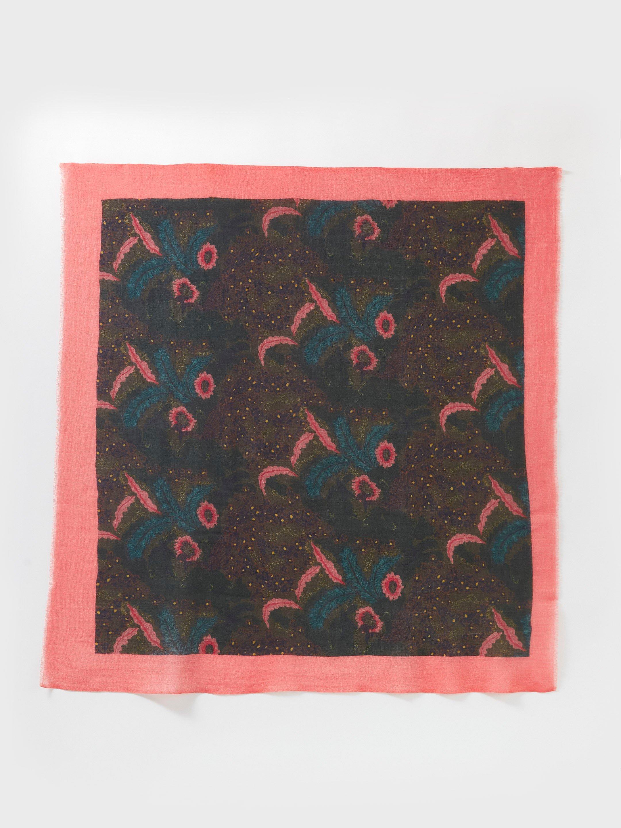Peacock Placement Square Scarf