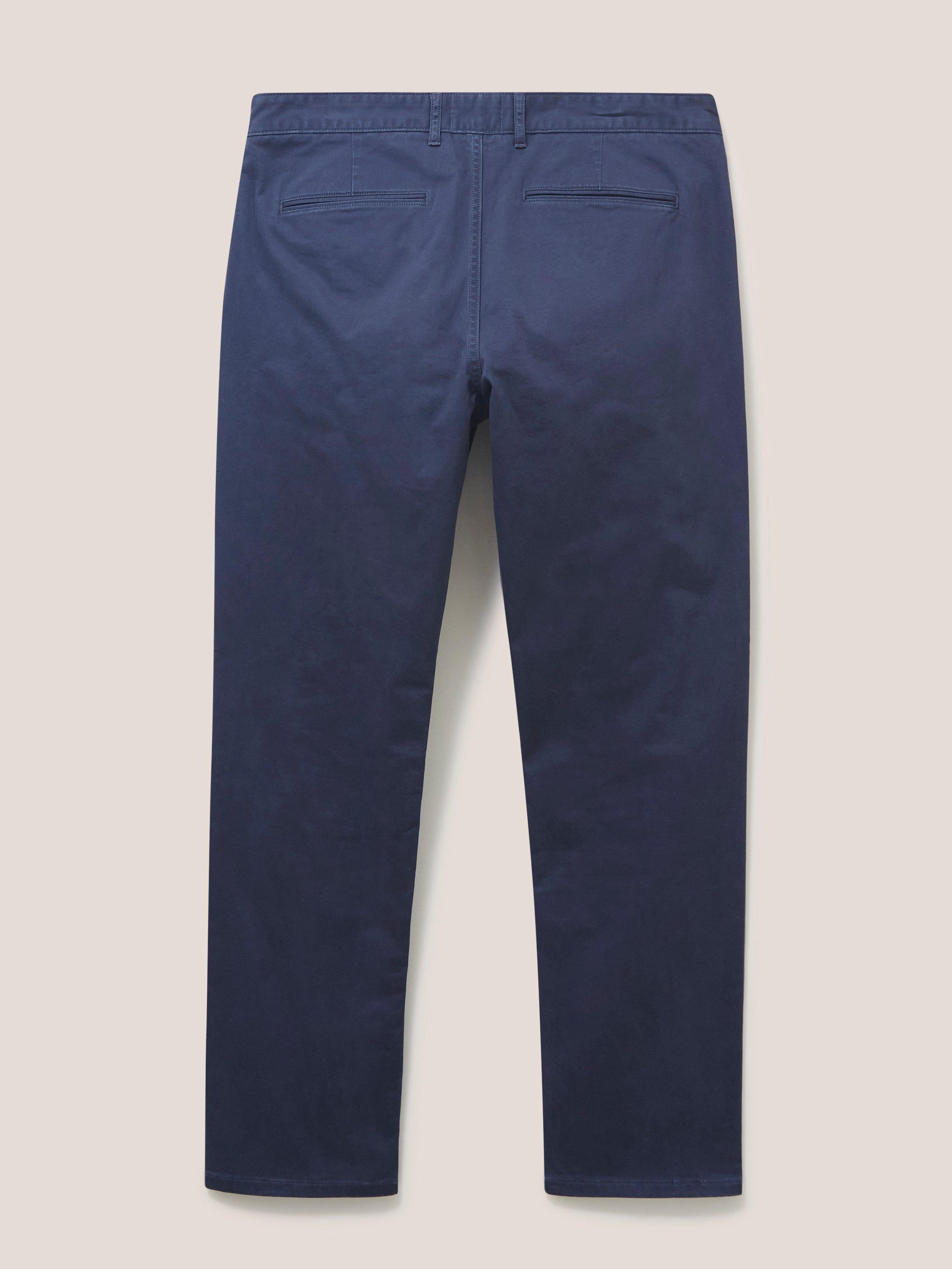 Elm Chino Trouser in DARK NAVY - FLAT BACK