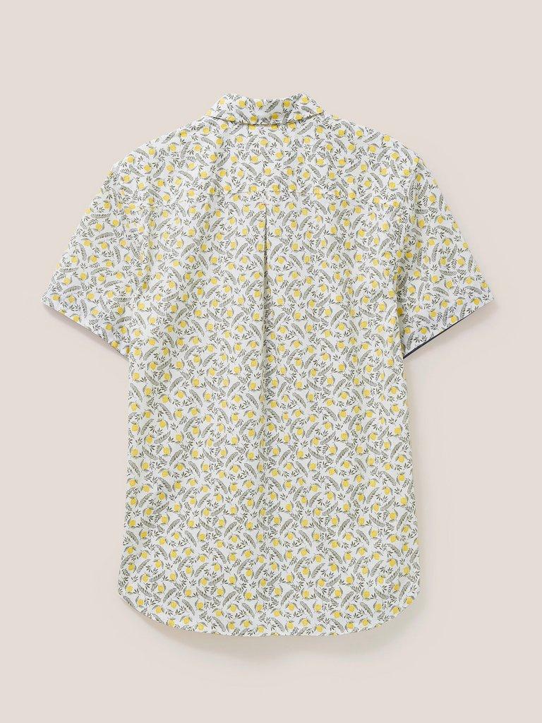 Sicilian Lemon Printed Shirt in YELLOW MLT - FLAT BACK