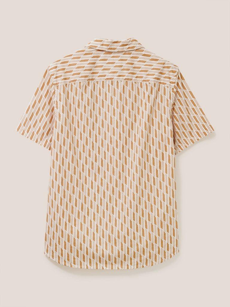 Dash Tile Printed Shirt in PINK PR - FLAT BACK