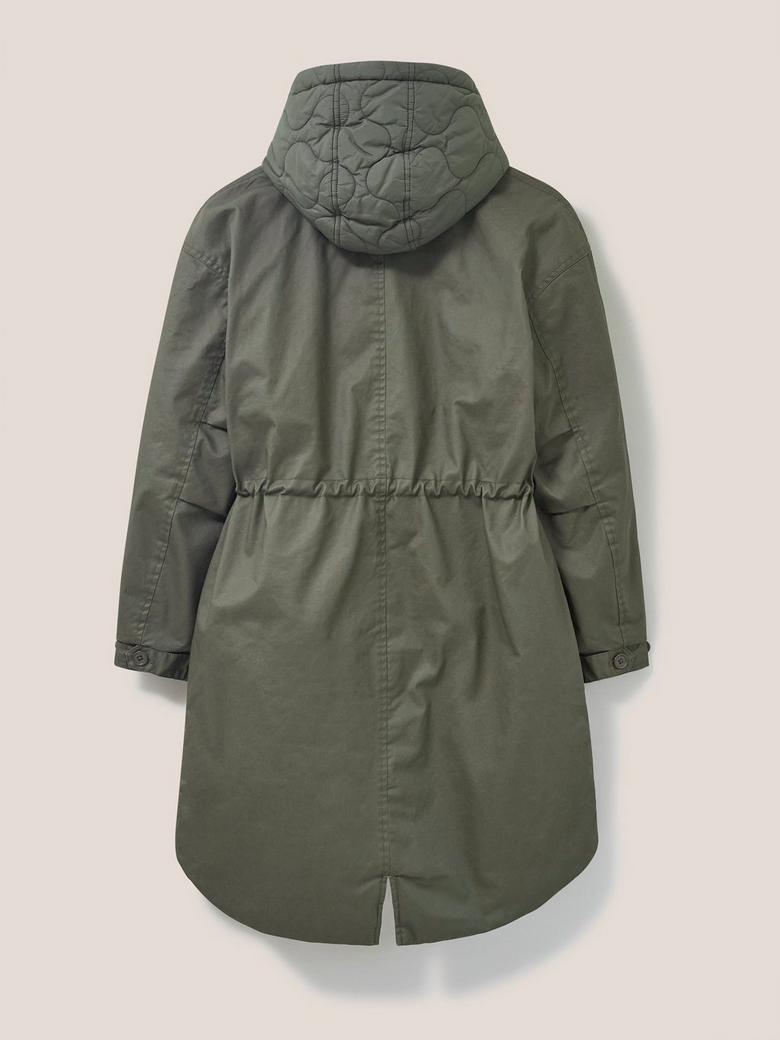 White discount stuff parka