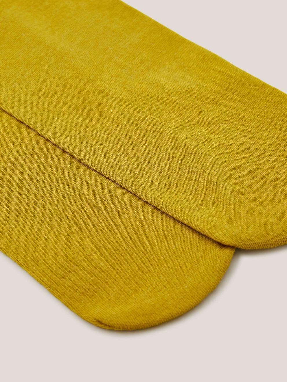 Patty Plain Versatile Cotton Tights in DK CHART - FLAT DETAIL
