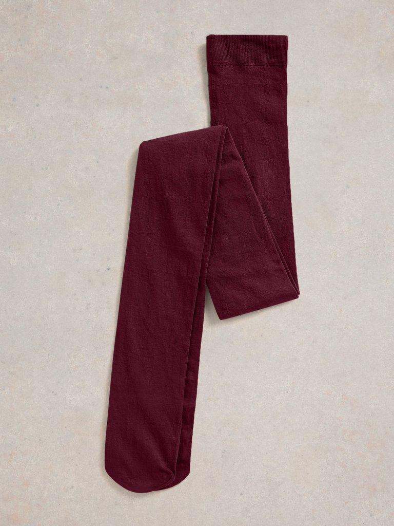 Patty Plain Versatile Tights in DK PLUM