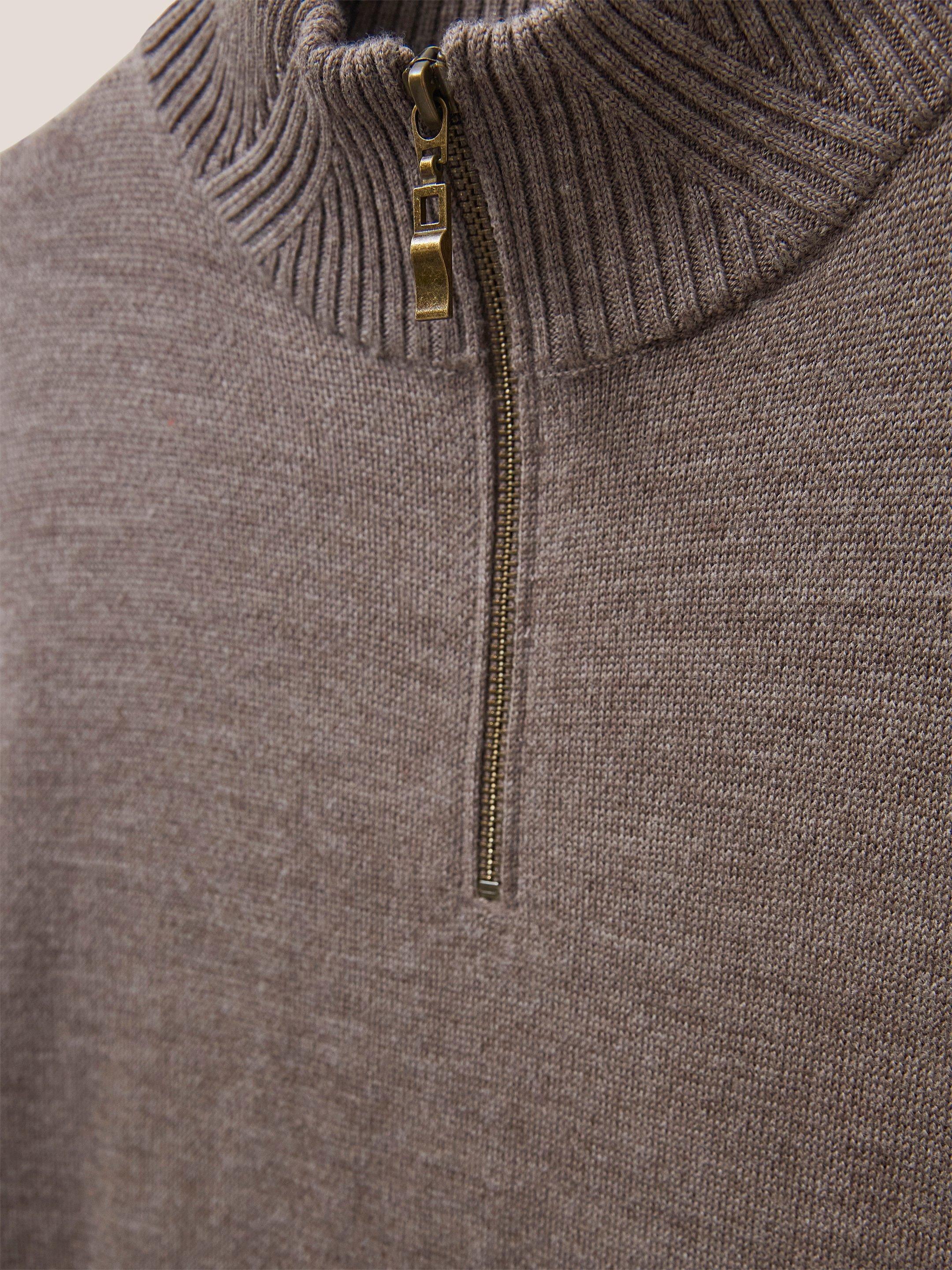 Newport Merino Block Funnel in NAT MLT - FLAT DETAIL