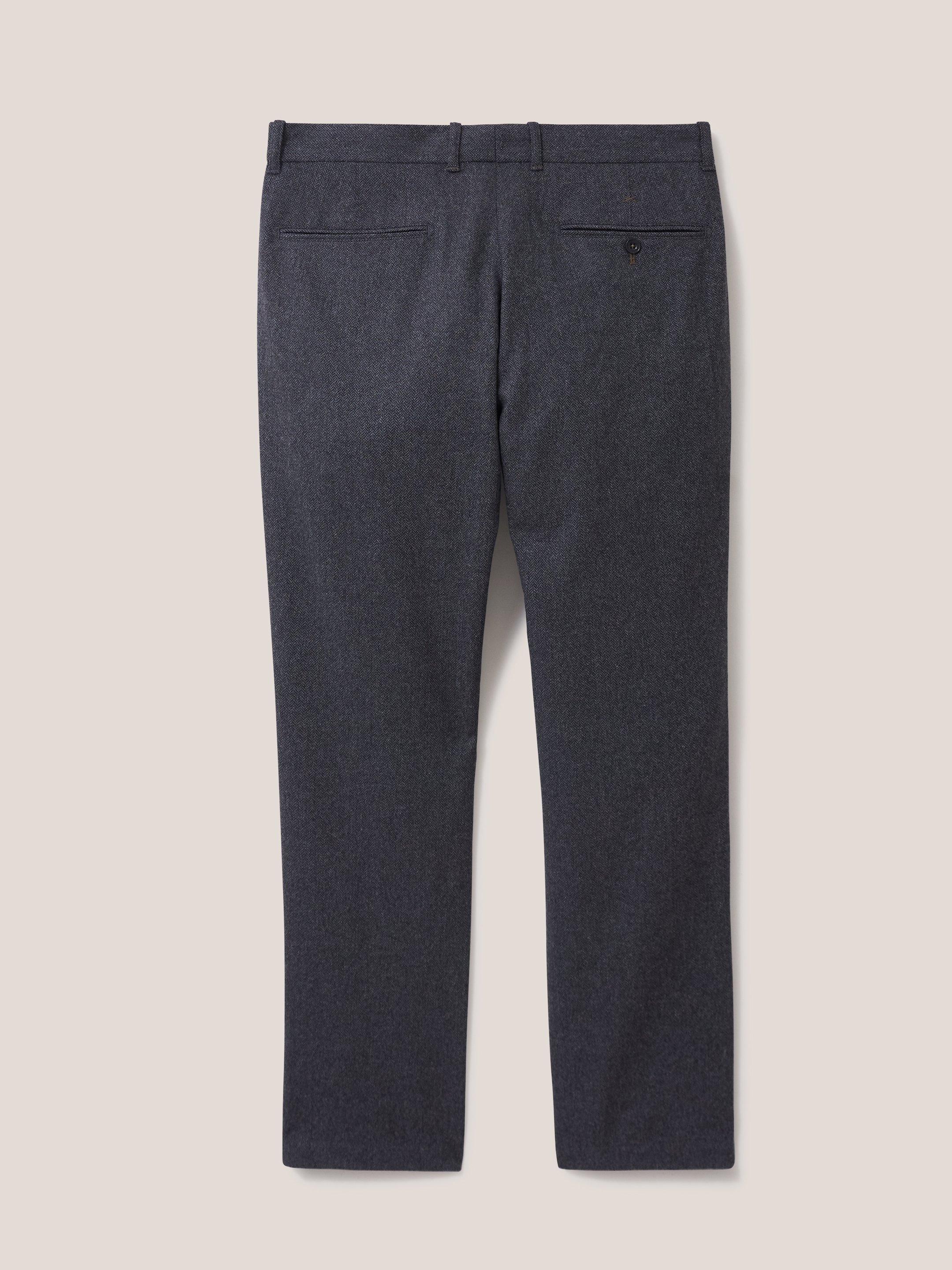 Heath Trouser in CHARC GREY - FLAT BACK