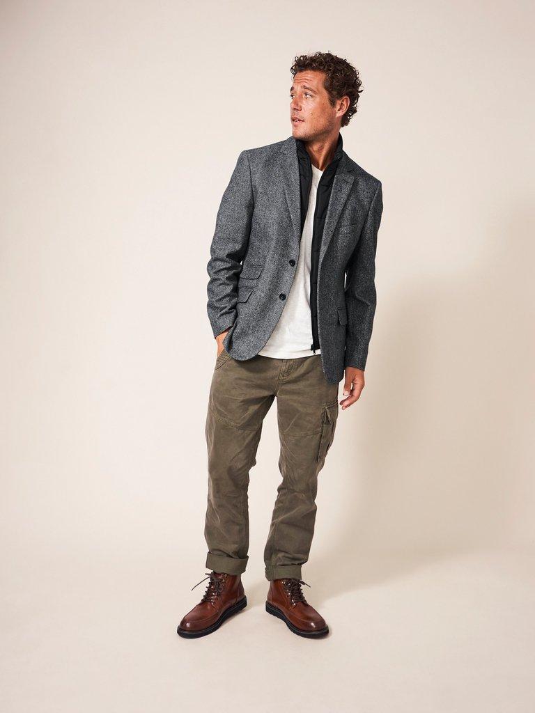 Robertson Blazer in CHARCOAL GREY | White Stuff