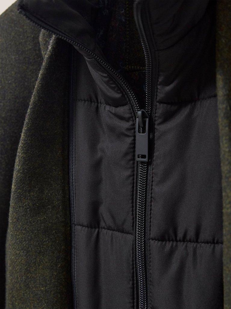 Robertson Blazer in DK BROWN - FLAT DETAIL