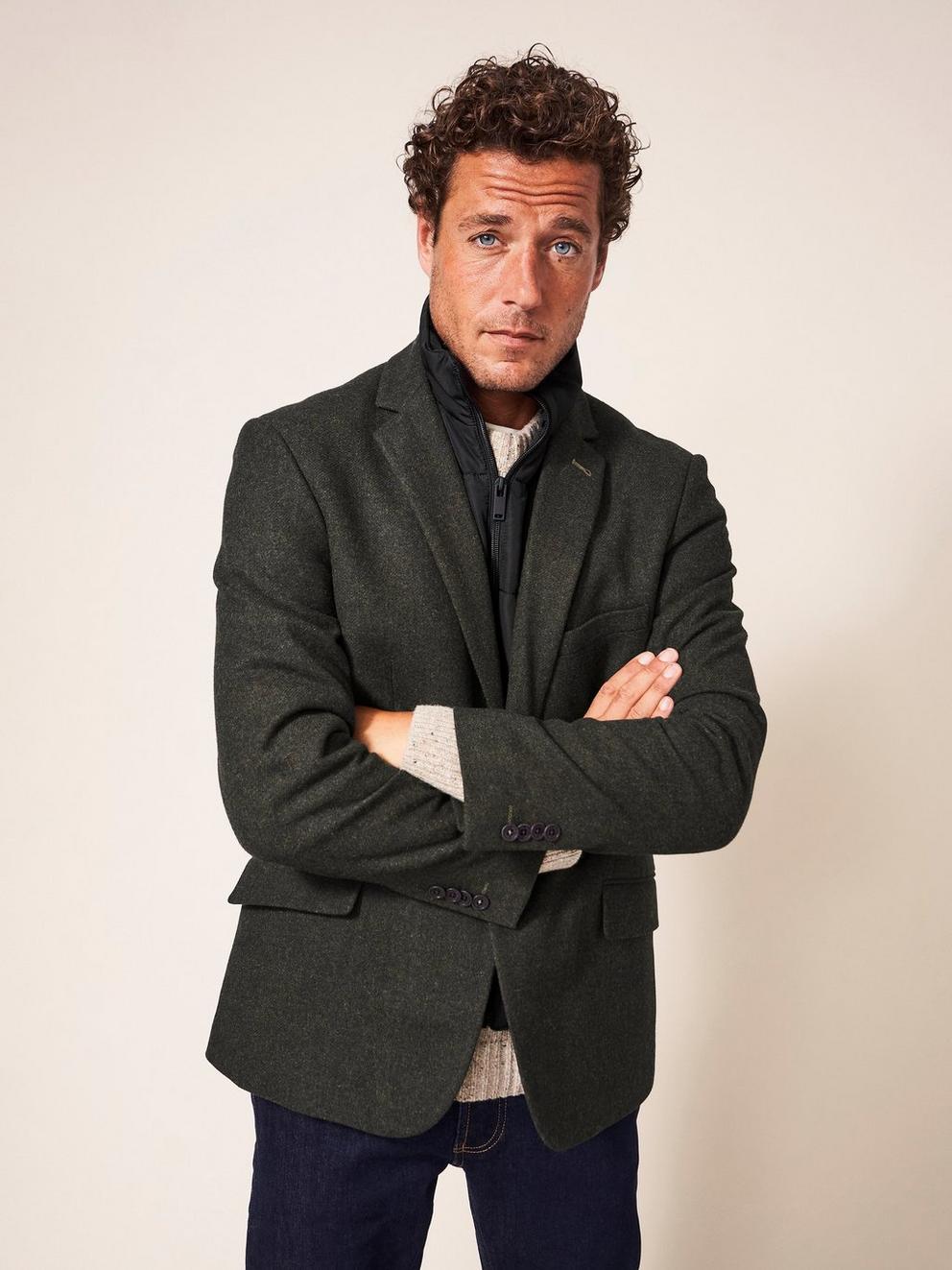 Robertson Blazer in DK BROWN - LIFESTYLE