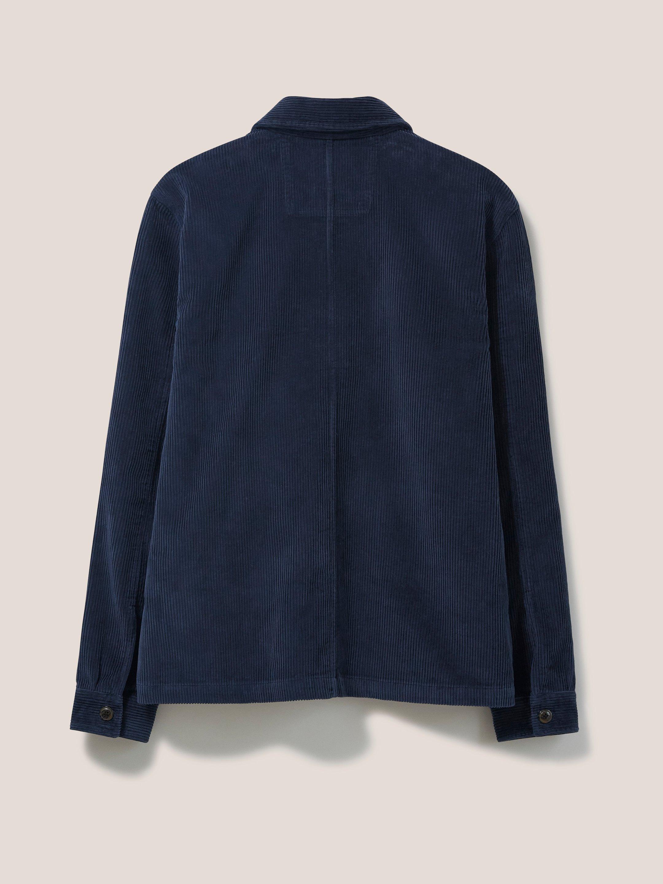 Fabien Cord Jacket in DARK NAVY - FLAT BACK