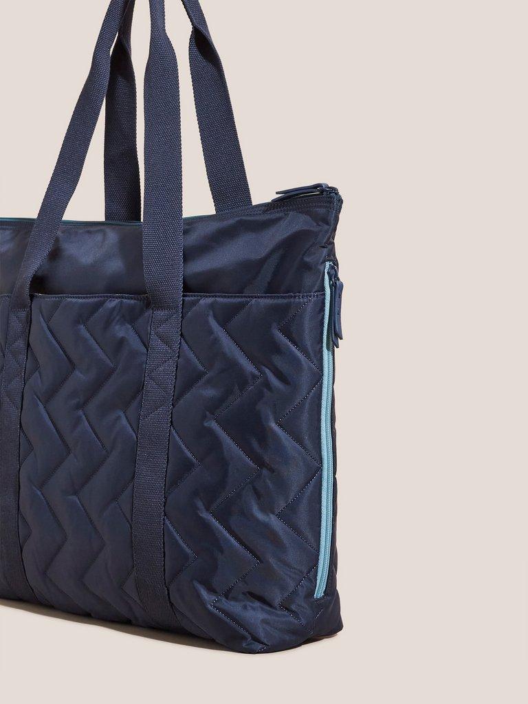 2 in 1 Nylon Bag in NAVY PR - FLAT BACK