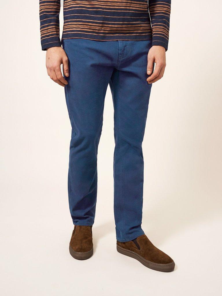 Kirby Twill 5 Pocket Trouser in DARK NAVY - LIFESTYLE