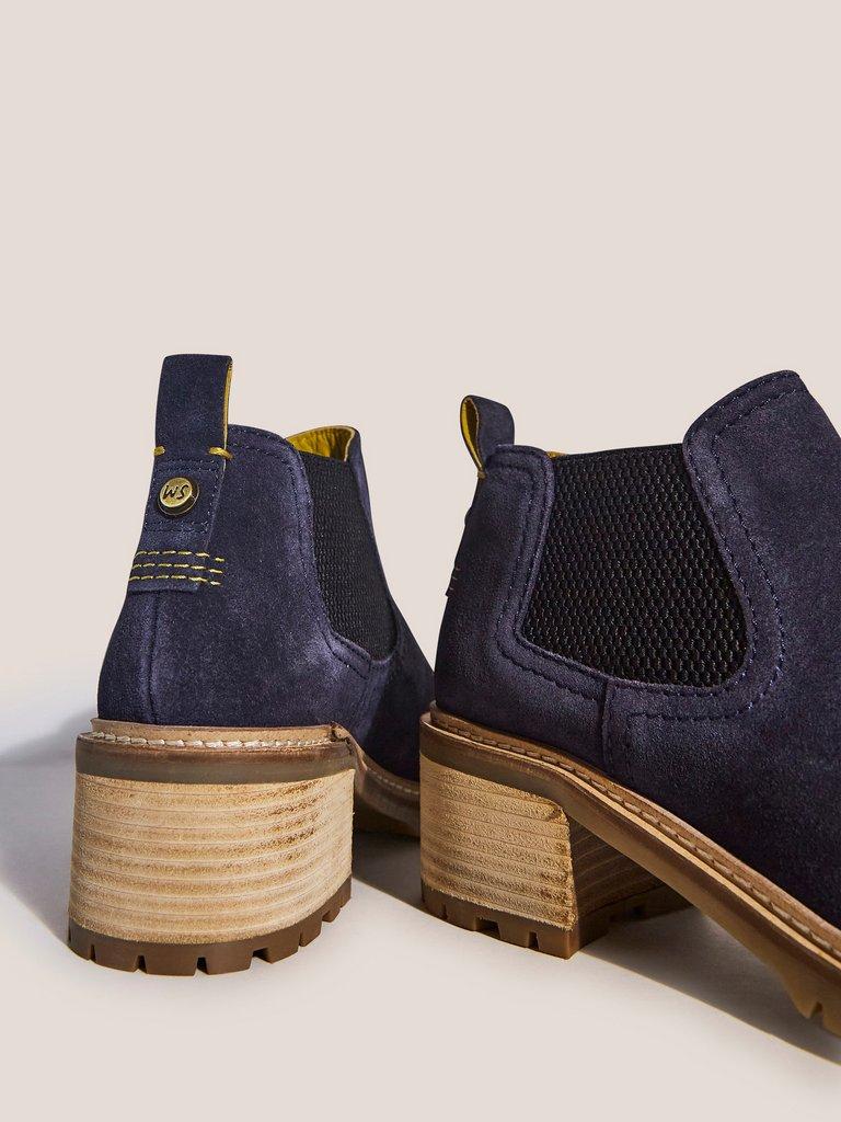 Chelsea Shoe Boot in NAVY MULTI - FLAT BACK