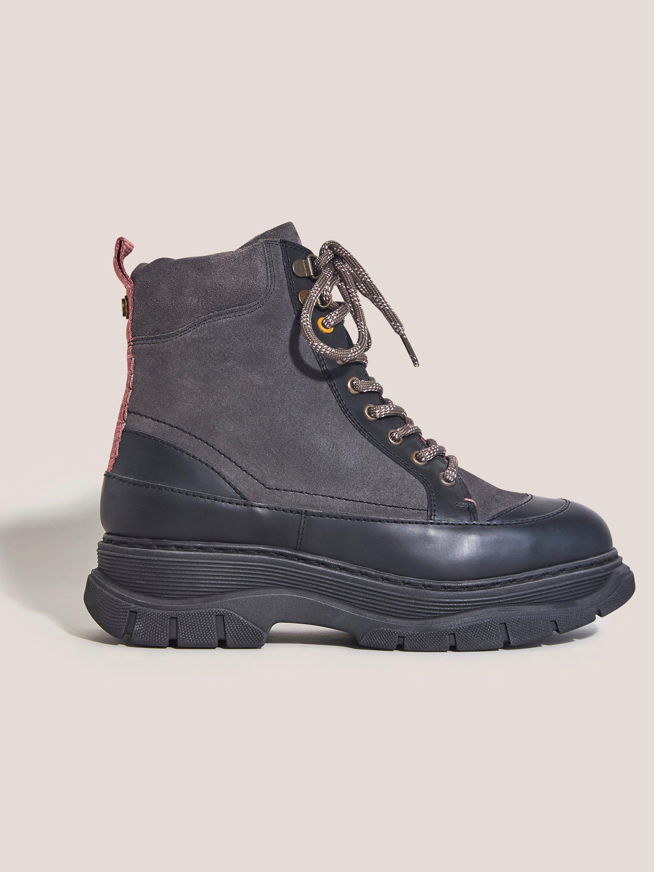 Chunky lace up hot sale hiker boots