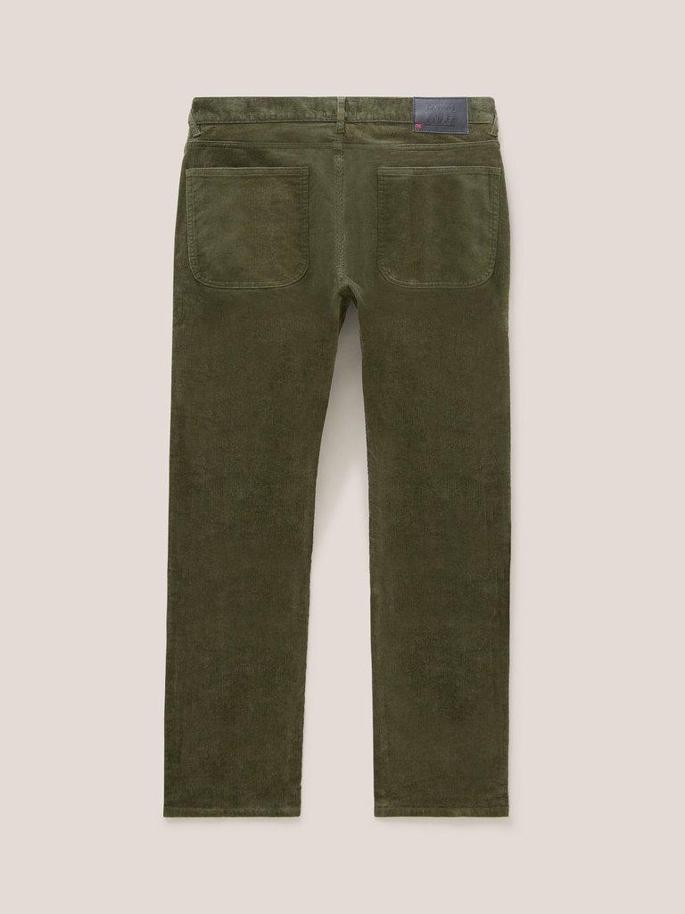 Crosby Cord Trouser in LGT GREEN - FLAT BACK