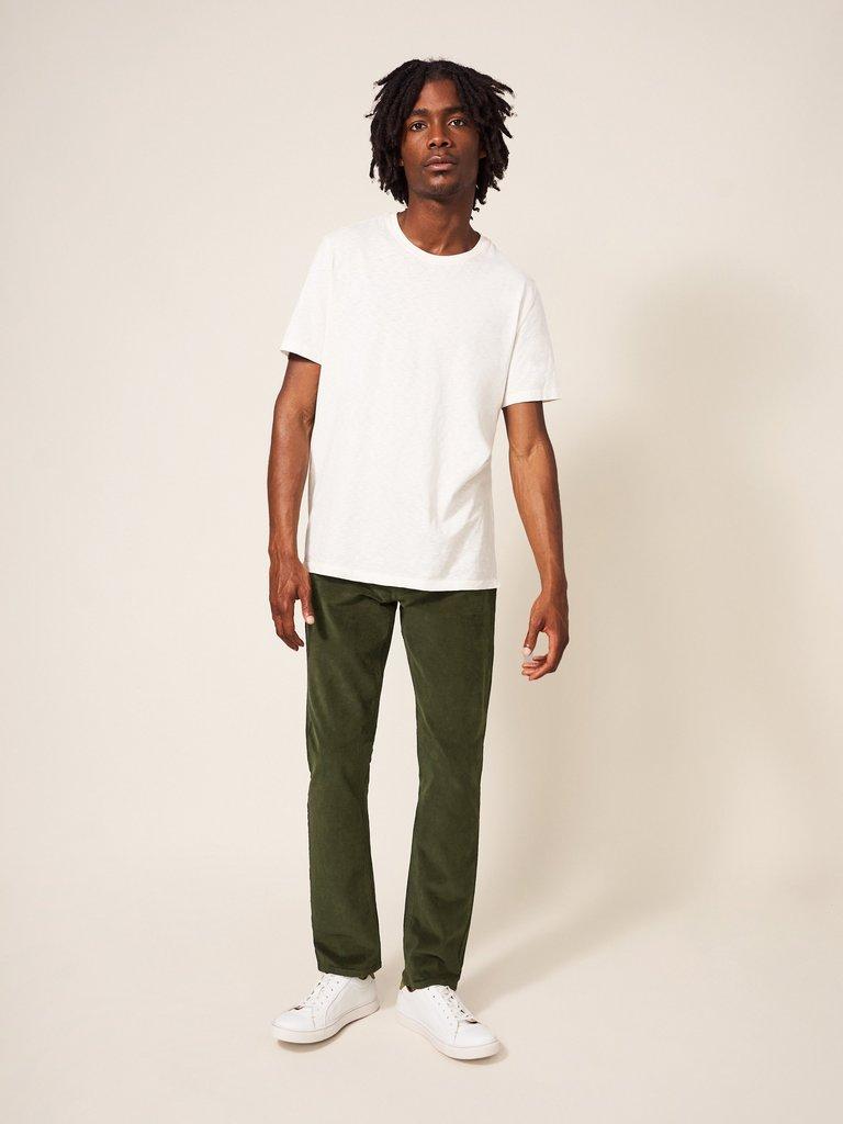 Crosby Cord Trouser in LIGHT GREEN | White Stuff