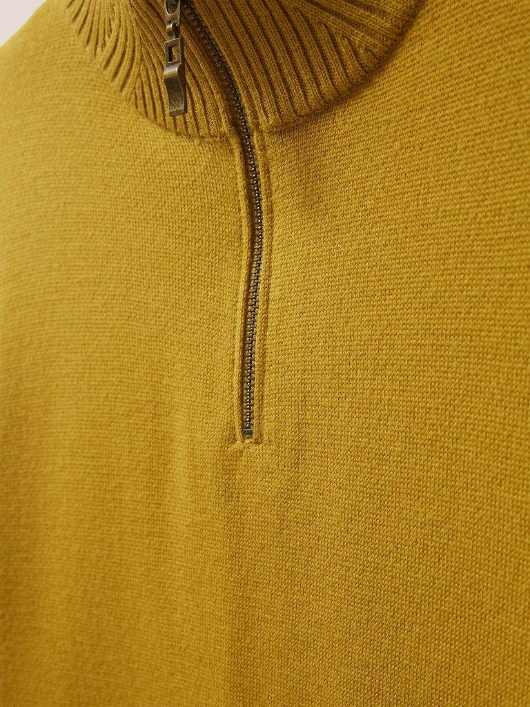 Newport Merino Funnel in DP YELLOW - FLAT DETAIL