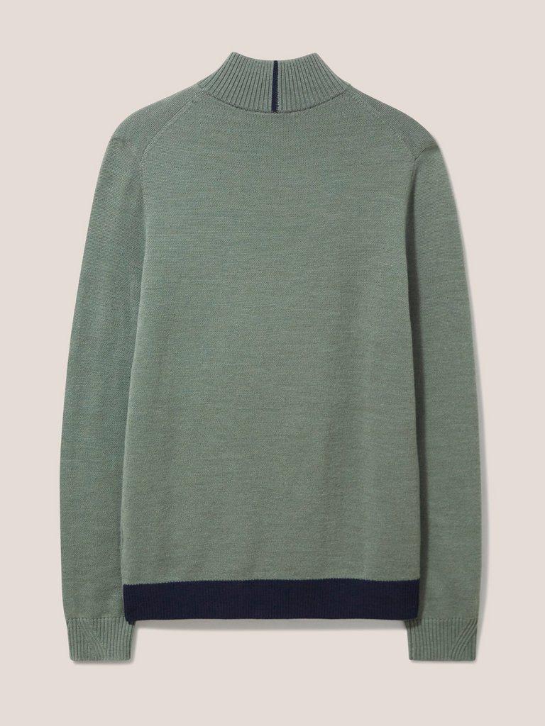 Newport Merino Funnel in DUS GREEN - FLAT BACK