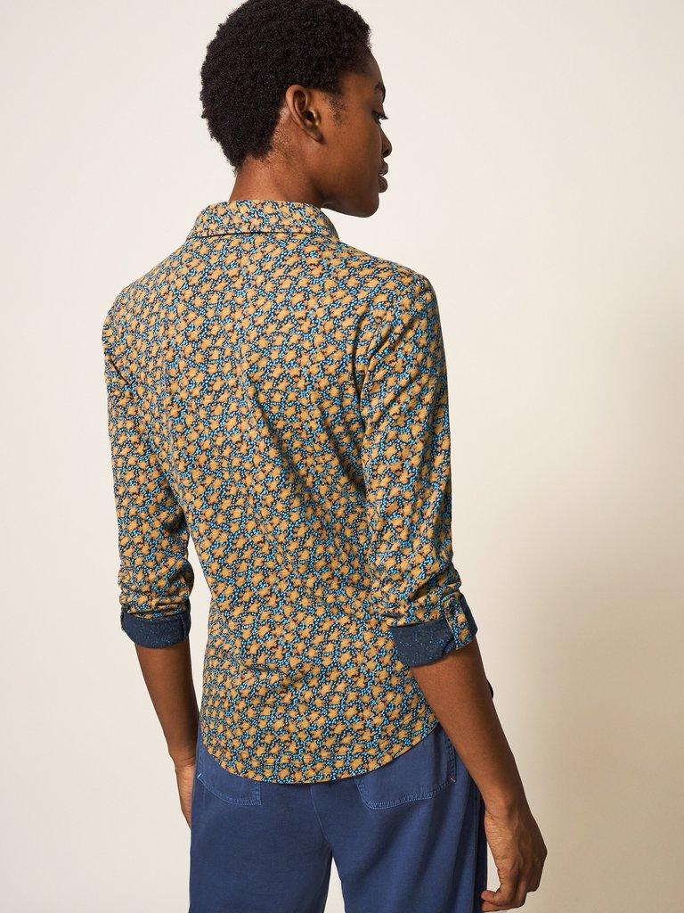 Patterned back dress shirt online