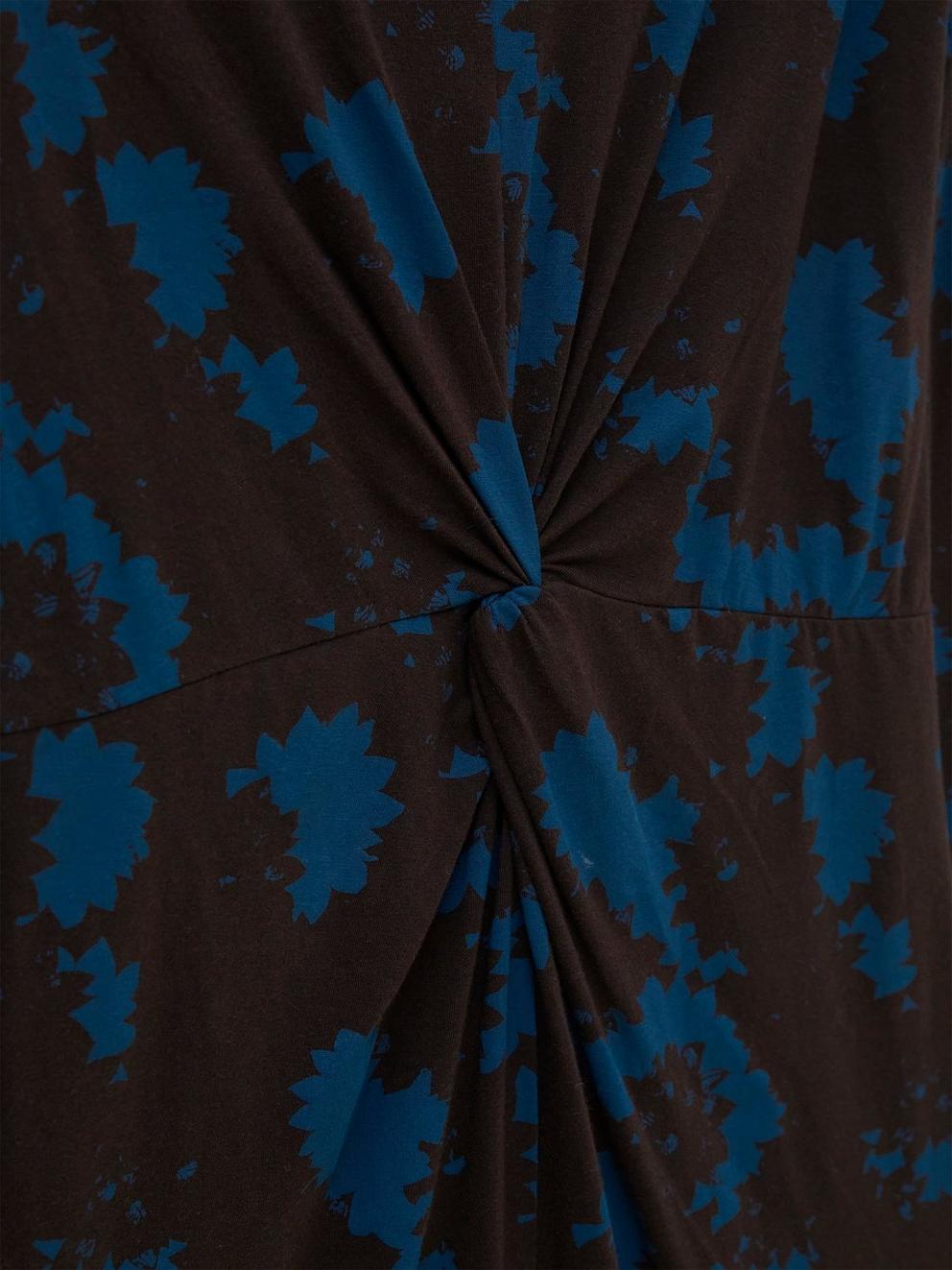 Holly Jersey Tunic in GREY MLT - FLAT DETAIL