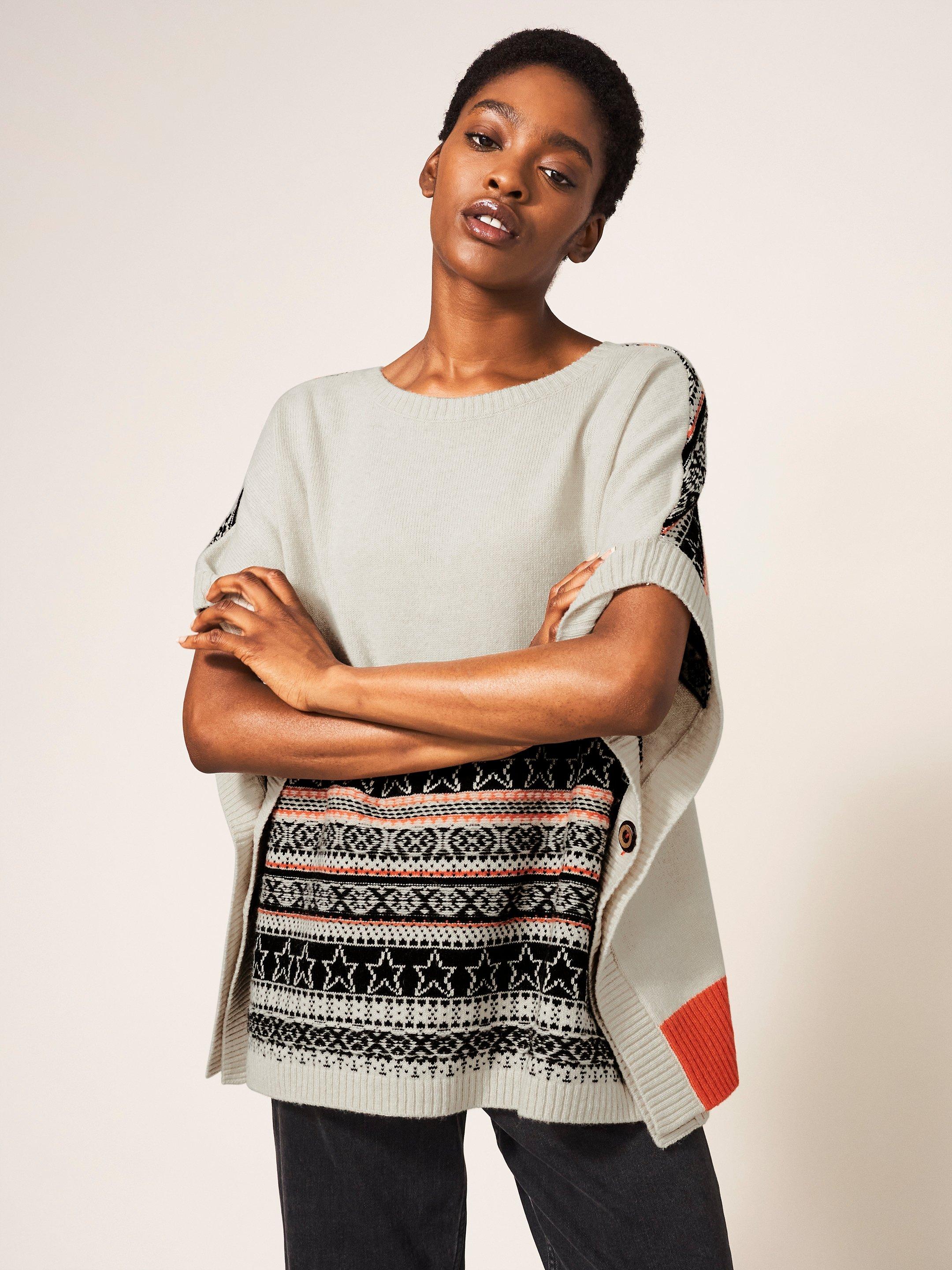 Star Fairisle Poncho