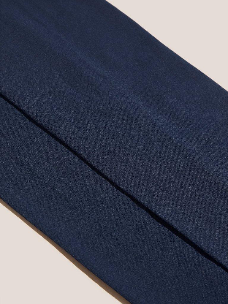 Olivia Opaque Tights in DARK NAVY - FLAT DETAIL