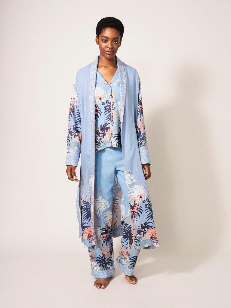 Nina Woven Robe in BLUE PR - LIFESTYLE